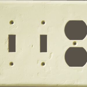 Hand Trowel Two Outlet Two Toggle Combo Plate