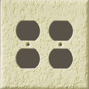 Knock-Down Four Outlet Plate