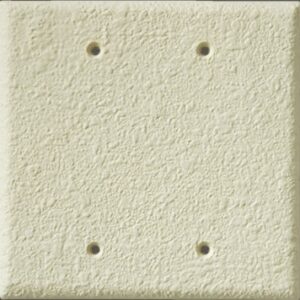 Orange Peel Four Outlet Blank Plate