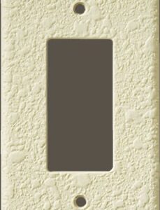 Orange Peel Single Rocker Plate