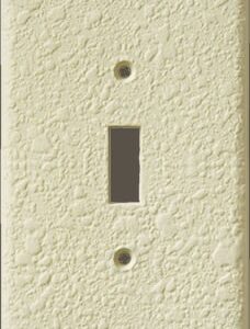 Orange Peel Single Toggle Plate