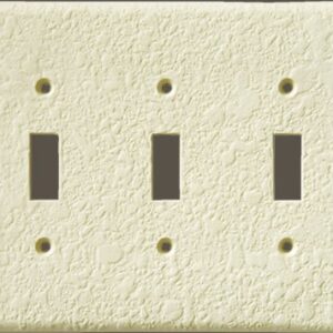 Orange Peel Three Toggle Plate