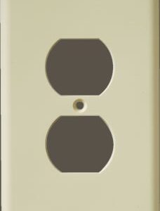 Smooth Two Outlet Plate